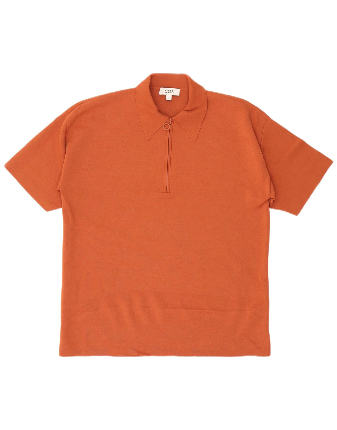 Cos Camisa Polo Masculina Pequena Viscose Laranja
