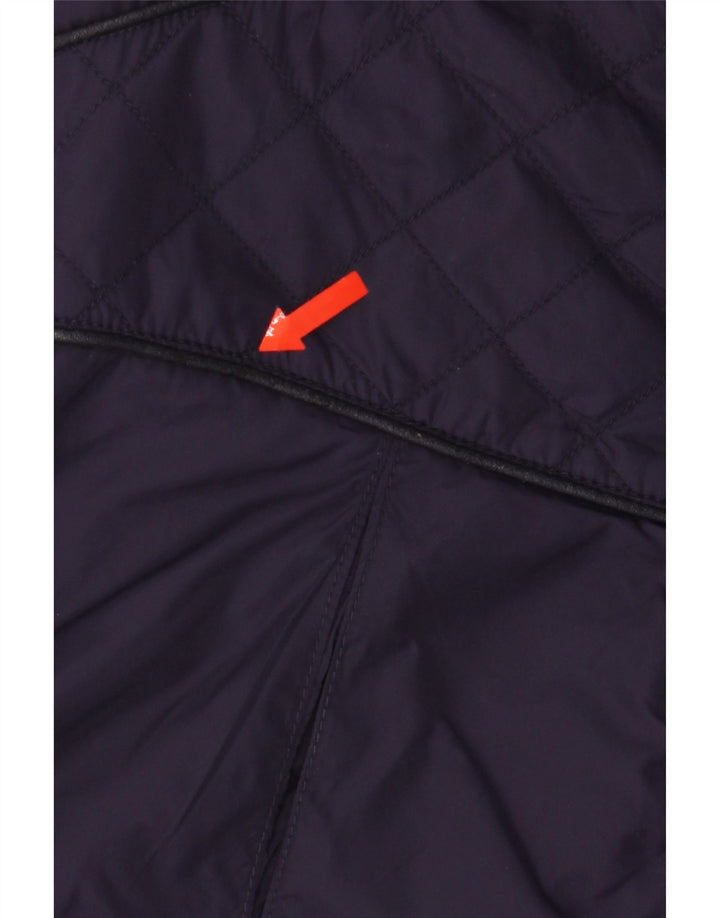 Jaqueta acolchoada feminina Zara UK 10 pequena roxa