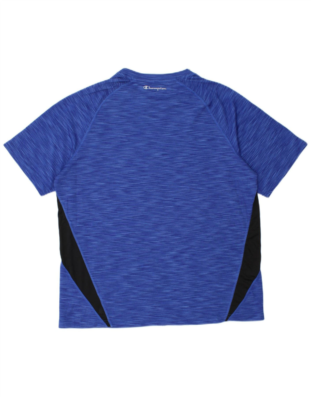 Camiseta masculina Champion grande poliéster colorblock azul