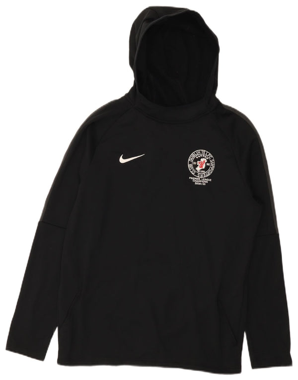 Jumper com capuz gráfico Nike Boys Liverpool 13-14 anos XL preto poliéster
