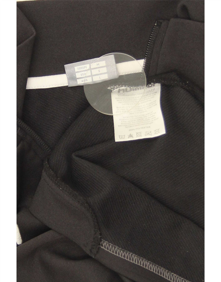 Moletom masculino Hummel com zíper e gola em poliéster médio preto