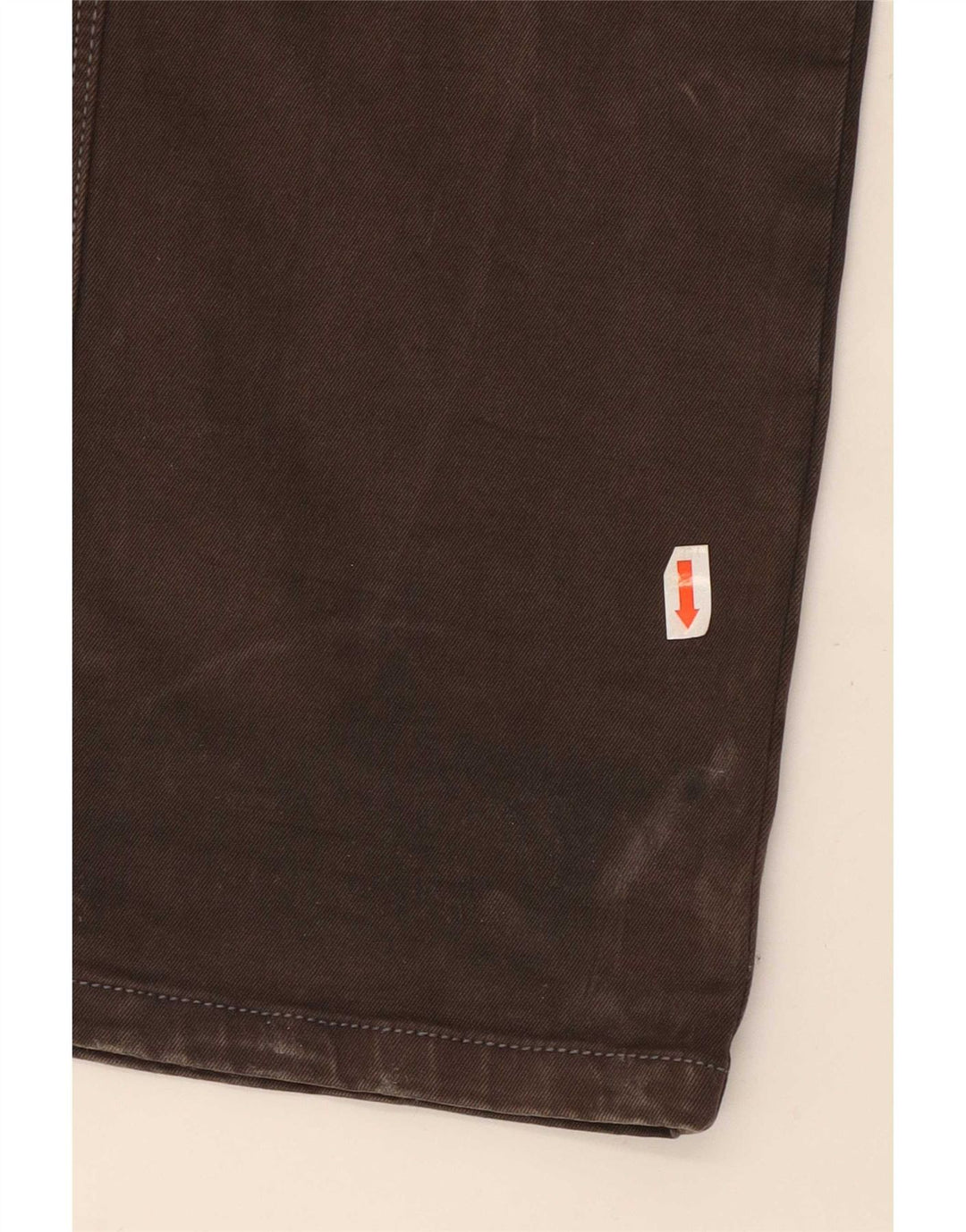 Calça jeans reta masculina Nero Giardini W34 L35 algodão marrom