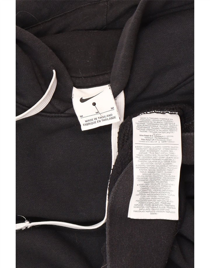 Nike Mens Hoodie Jumper Médio Algodão Preto