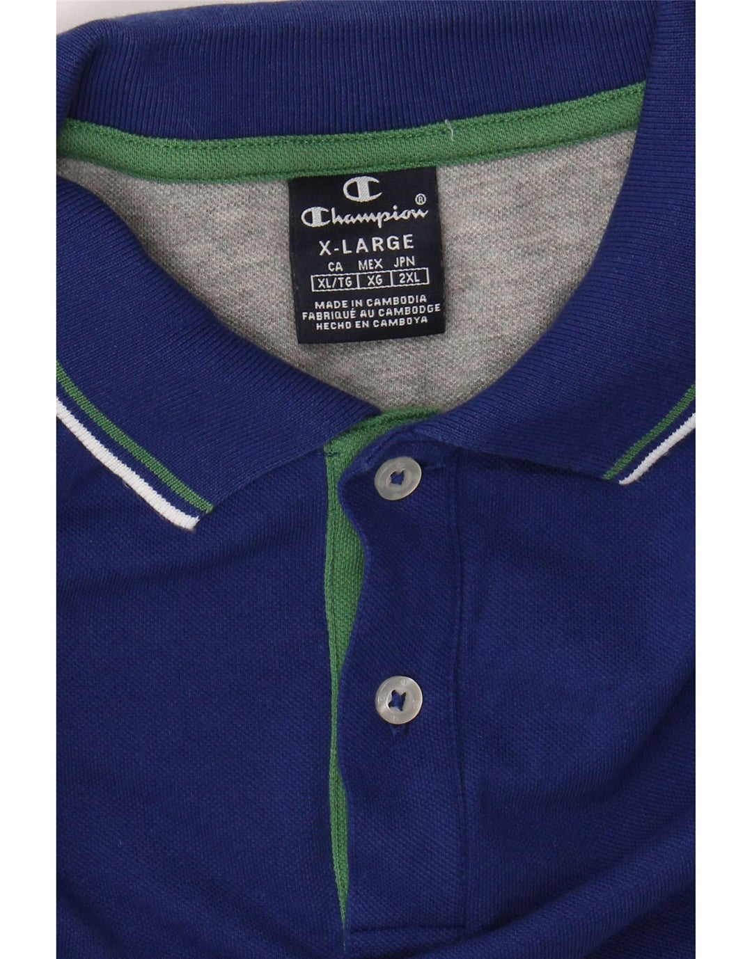 Camisa polo masculina CHAMPION XL azul
