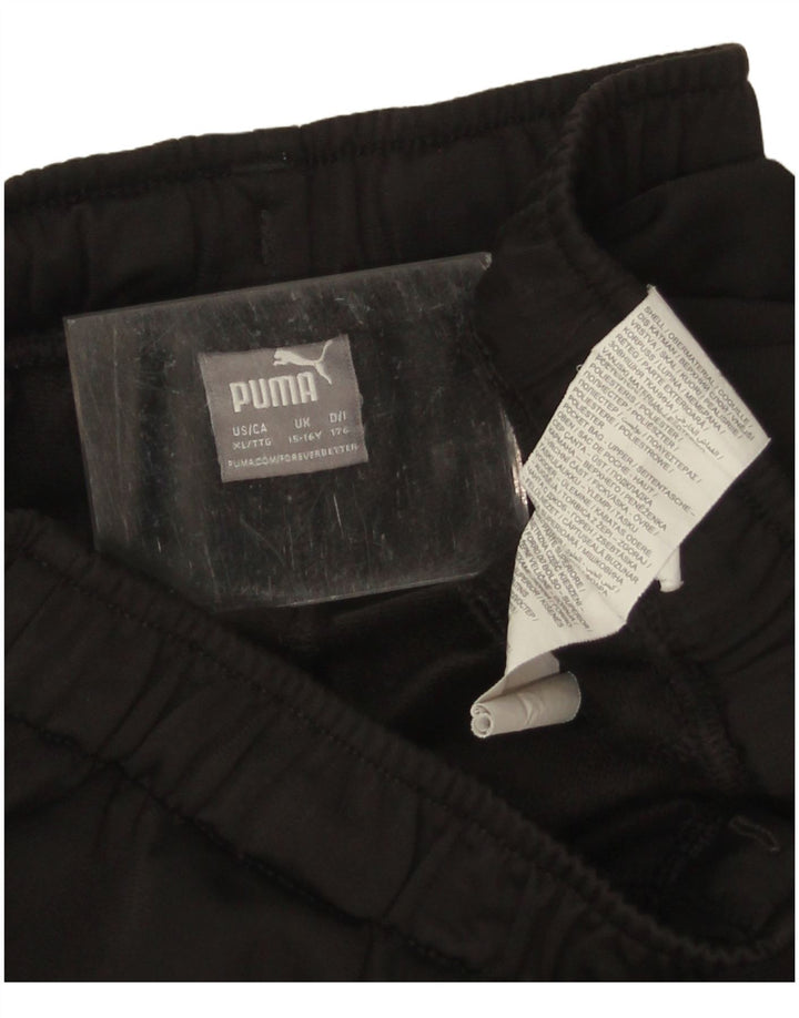 Calças de treino Puma Menino 15-16 Anos Preto Poliéster