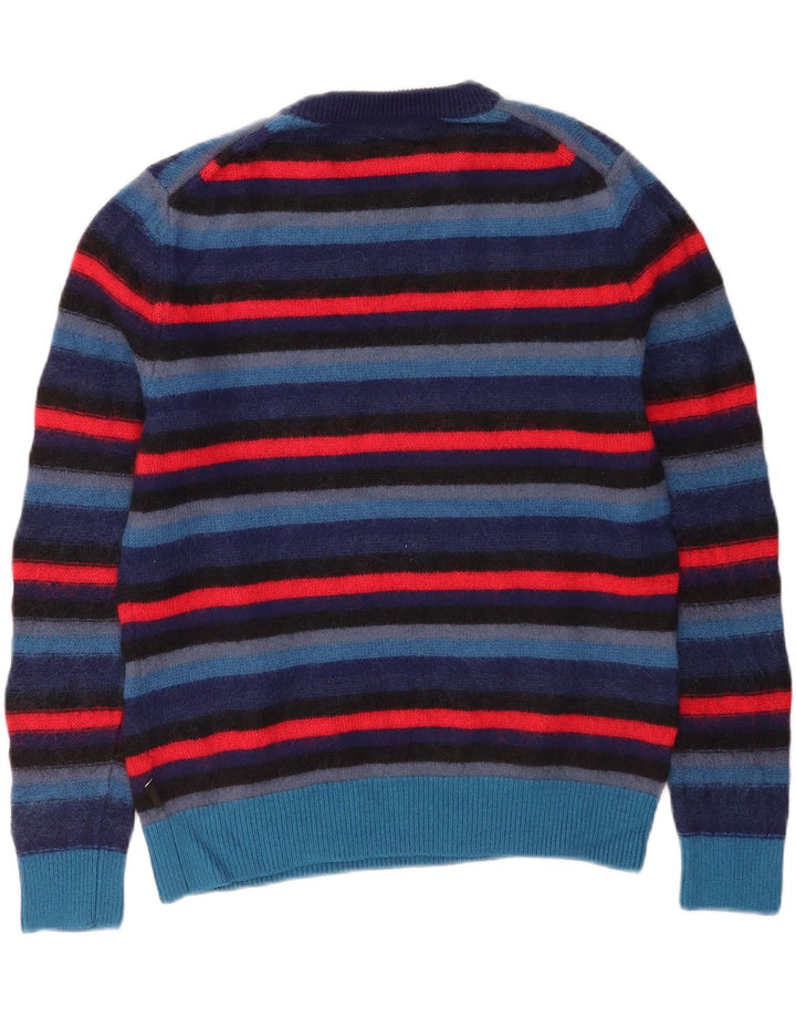 Suéter feminino Paul Smith com gola redonda, Reino Unido 10 pequeno multicolorido