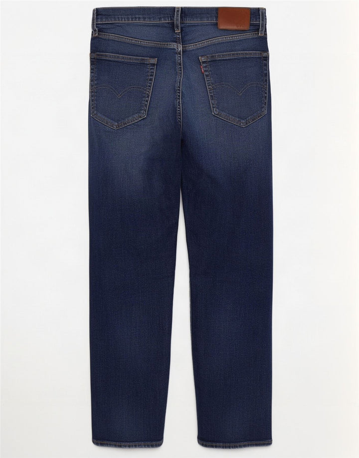 Jeans retos masculinos Levi's W31 L30 algodão azul marinho