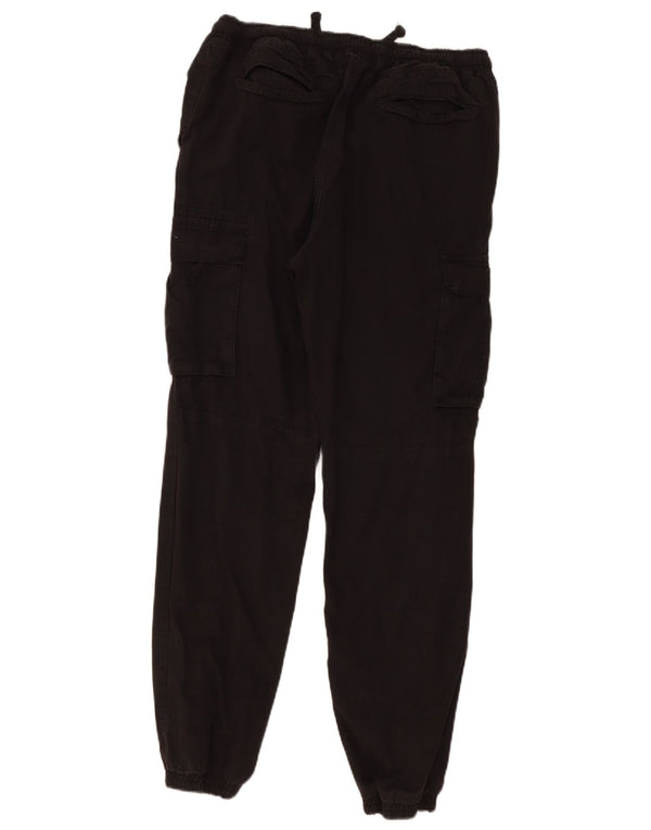 Bench Mens Joggers Cargo Calças Grande W34 L30 Preto