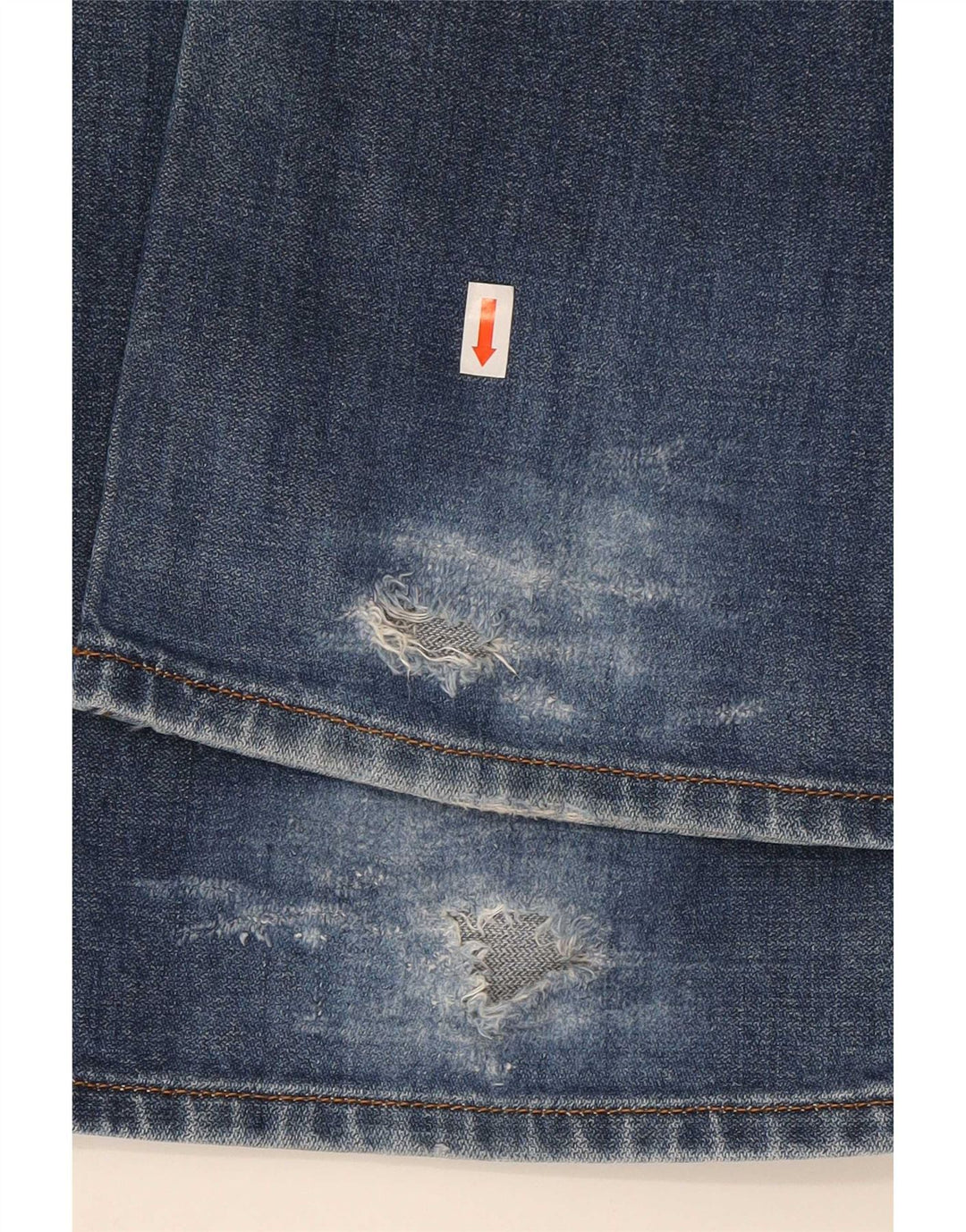 Diesel feminino bootcut jeans W27 L33 azul algodão