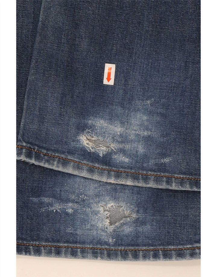 Diesel feminino bootcut jeans W27 L33 azul algodão