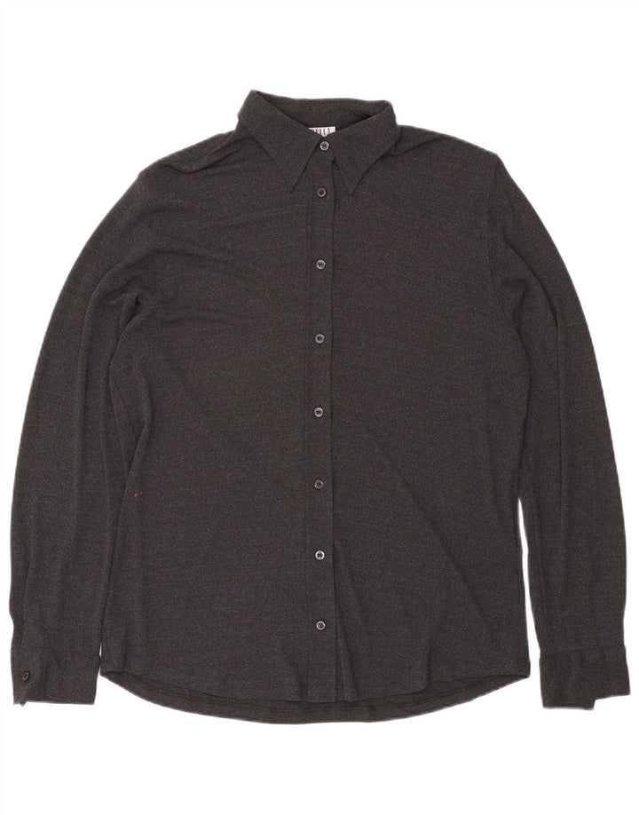 Blusa feminina MARELLA UK 14 grande viscose cinza