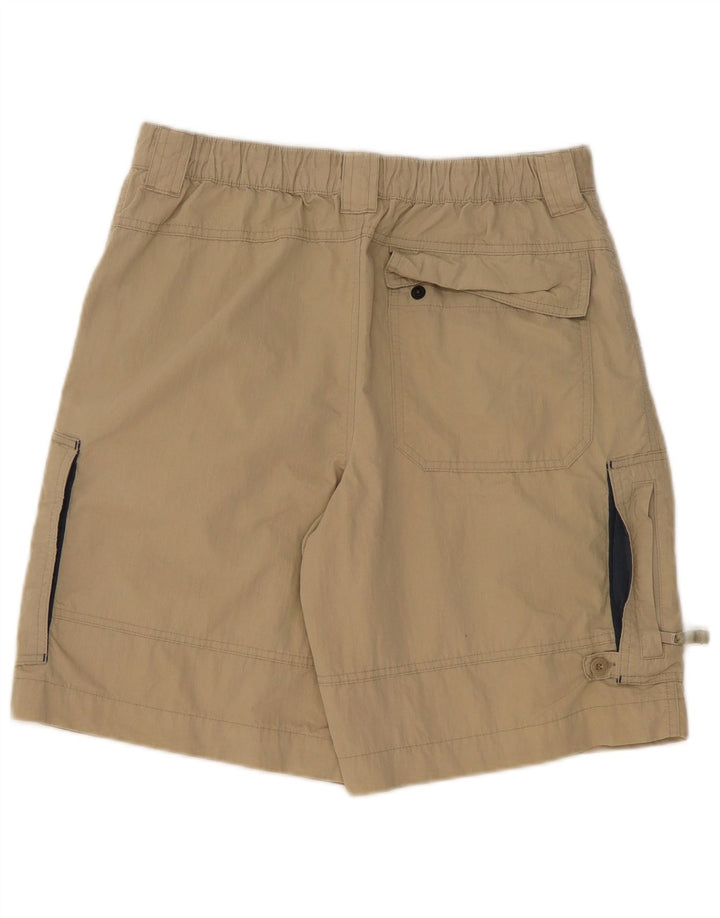 Shorts cargo masculino Marks & Spencer W34 grande algodão bege