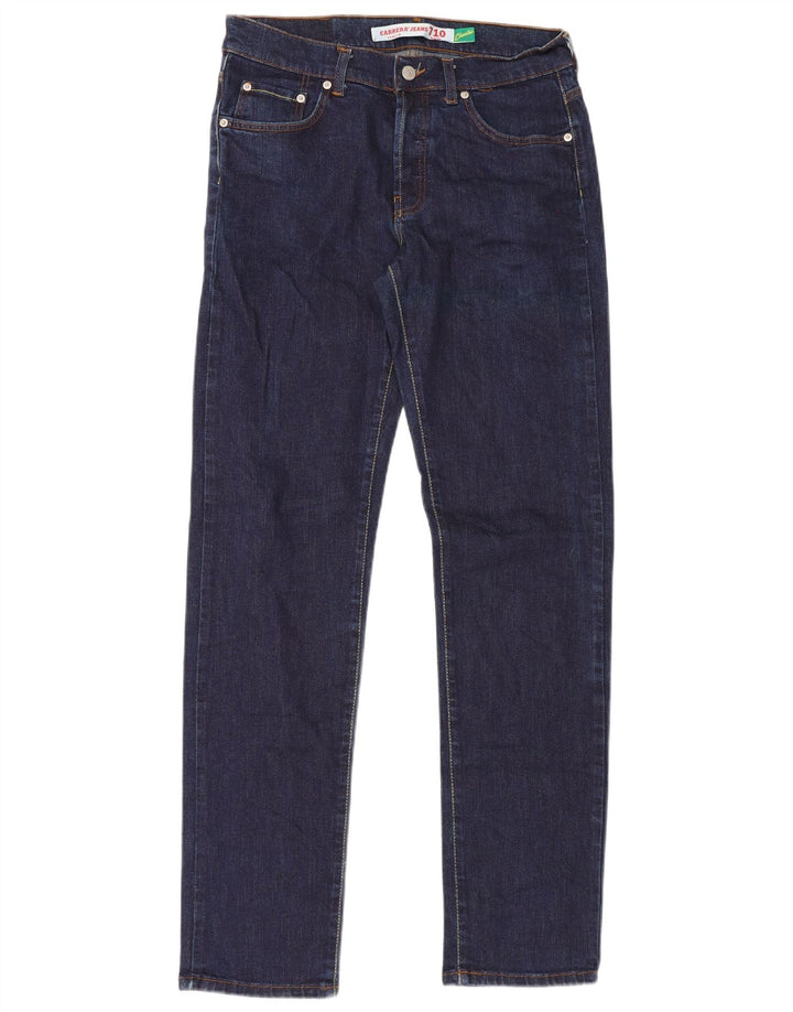 Carrera Masculino Regular Straight Jeans IT 48 Médio W32 L34 Azul Marinho Algodão