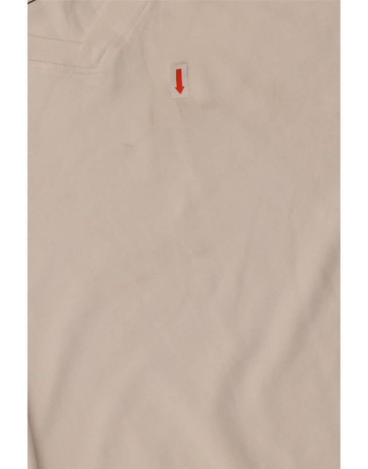 Camiseta masculina GAS Top médio algodão branco