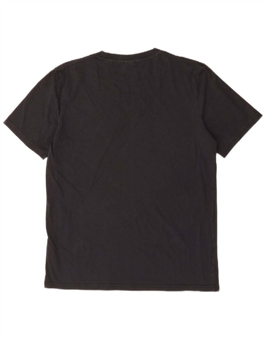 SCOTCH & SODA Camiseta masculina grande de algodão preto