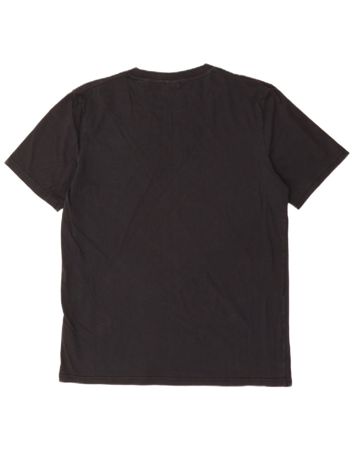 SCOTCH & SODA Camiseta masculina grande de algodão preto