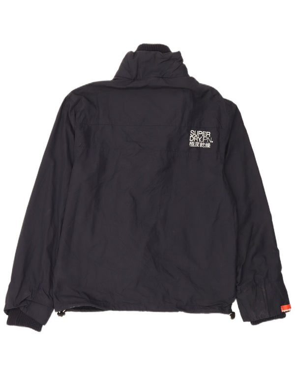 Jaqueta de chuva masculina SUPERDRY The Windcheater Graphic UK 40 grande azul marinho