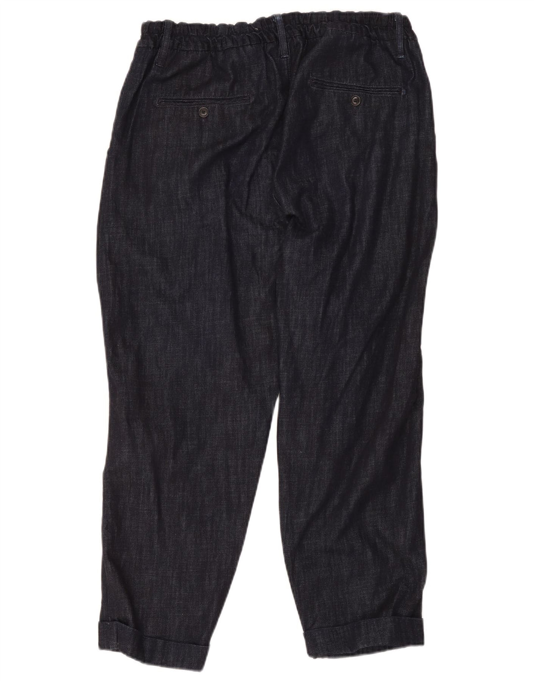 Calça feminina Levi's Pegged Suit W34 L26 algodão azul marinho