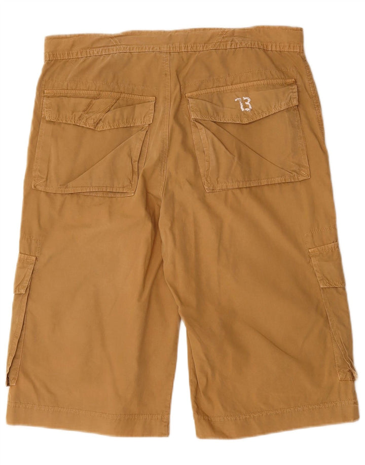 ADIDAS Mens Cargo Shorts Médio W34 Bege