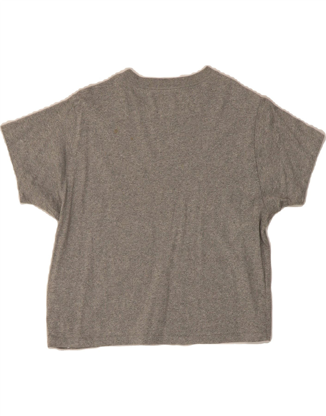 LEVI'S Womens Crop T-Shirt Top UK 2 2XS Grey Cotton Vintage Levi's and Second-Hand Levi's from Messina Hembry 