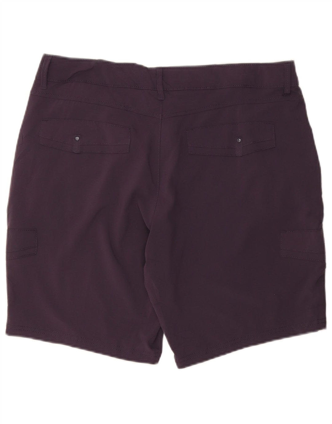 Shorts cargo feminino LEE US 14 XL W36 poliéster roxo
