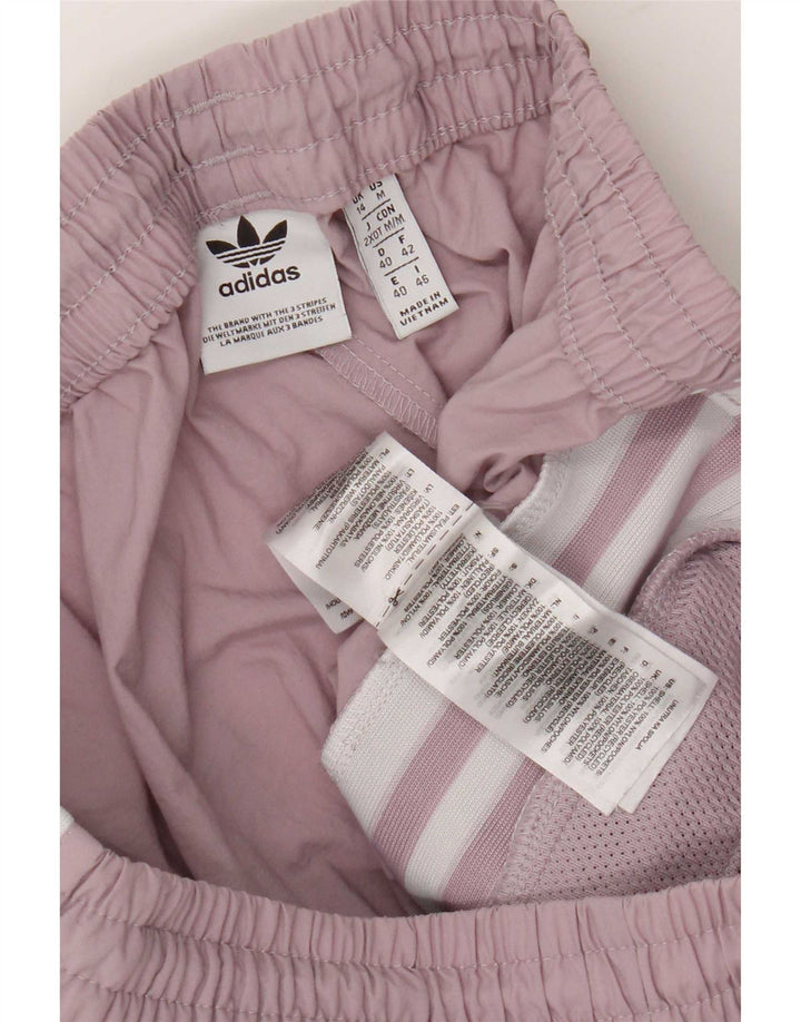 Calça de treino feminina Adidas UK 14 médio roxo nylon