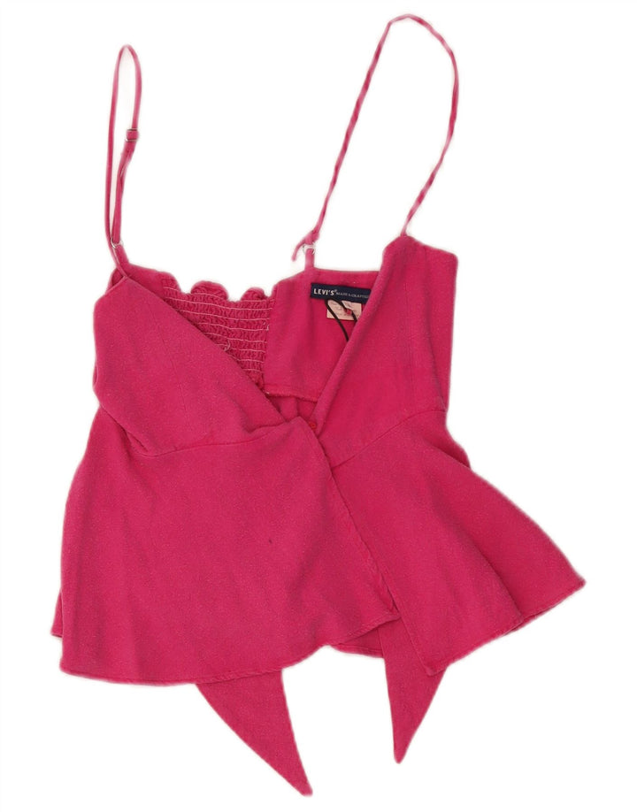Blusa feminina Levi's Crop Cami US 1 XS rosa