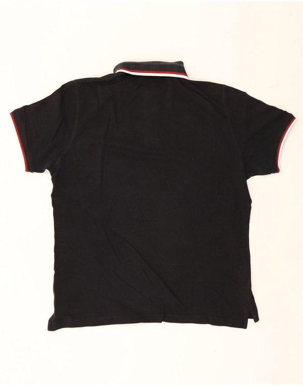 Camisa polo masculina Conte of Florence XL listrada preta