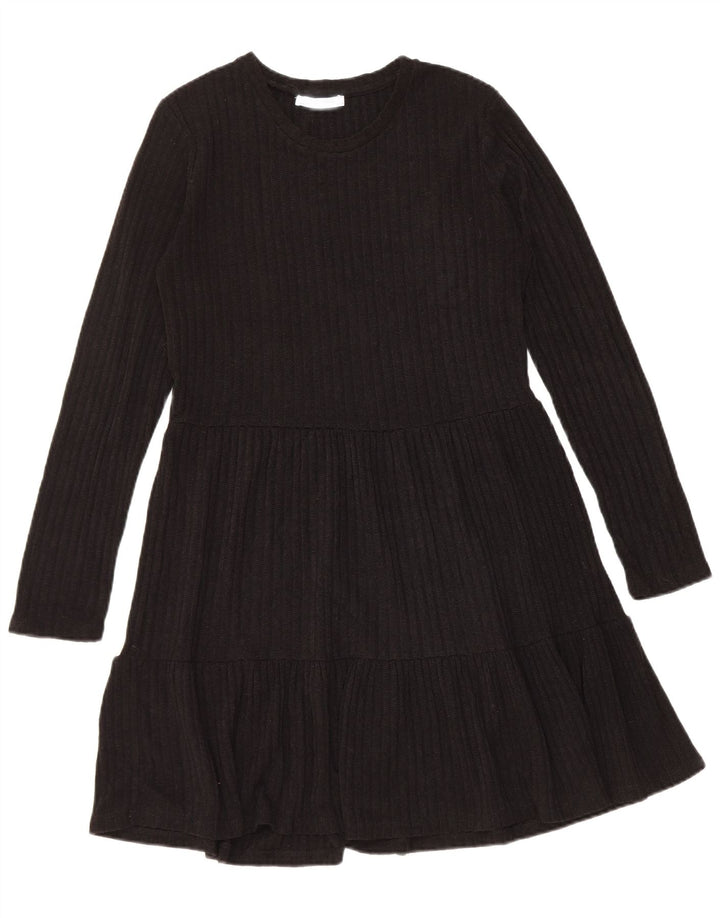 Vestido Jumper Feminino Zara Reino Unido 10 Pequeno Preto