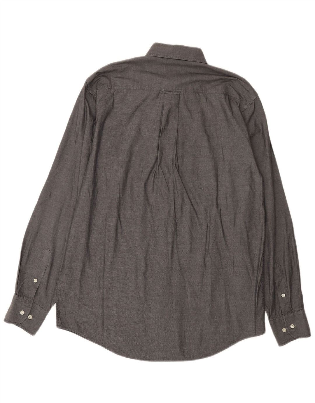 Camisa masculina vintage tamanho 38 algodão cinza médio