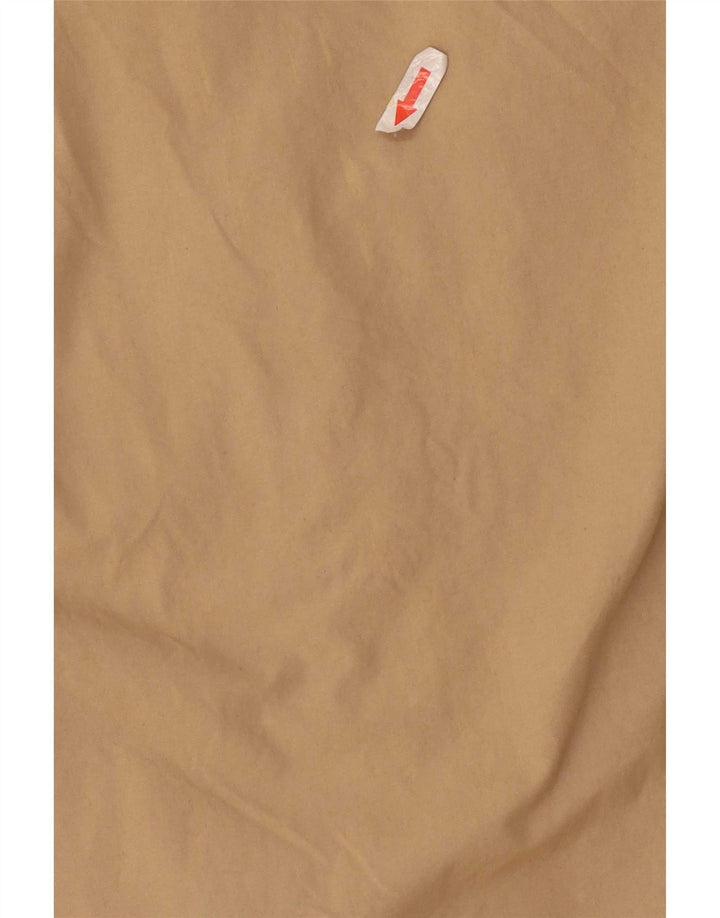Camisa masculina de manga curta Nautica grande algodão bege