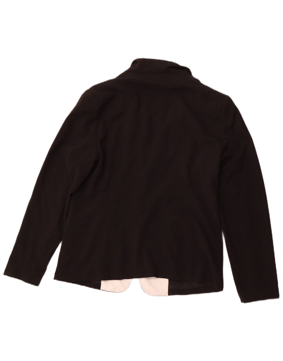 Jaqueta blazer feminina MOSSIMO com 1 botão UK 16 grande bloco colorido preto