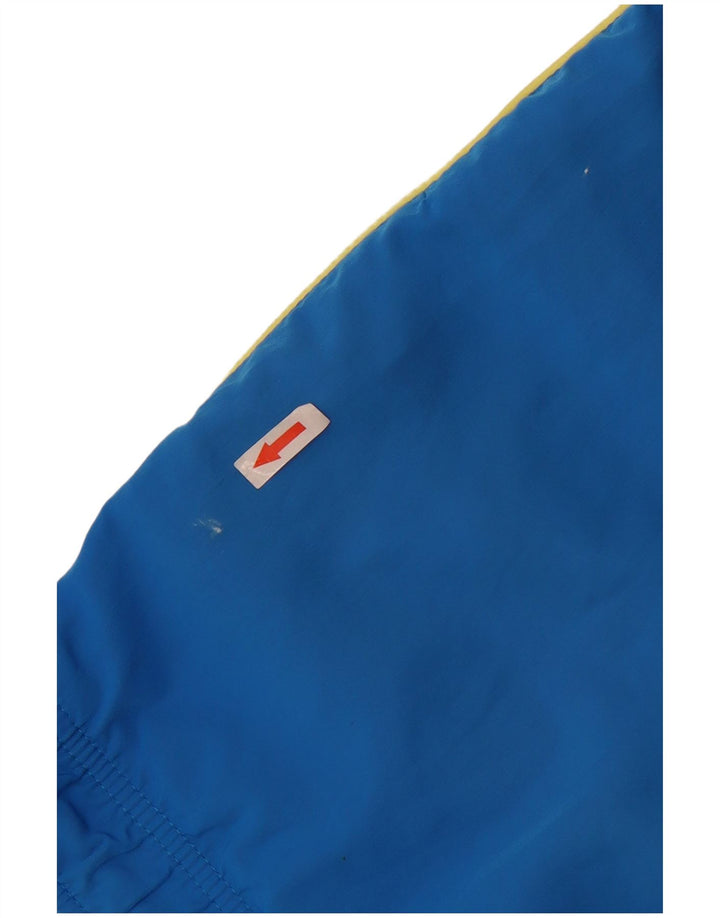 Shorts de natação masculino Nike médio azul colorblock poliéster