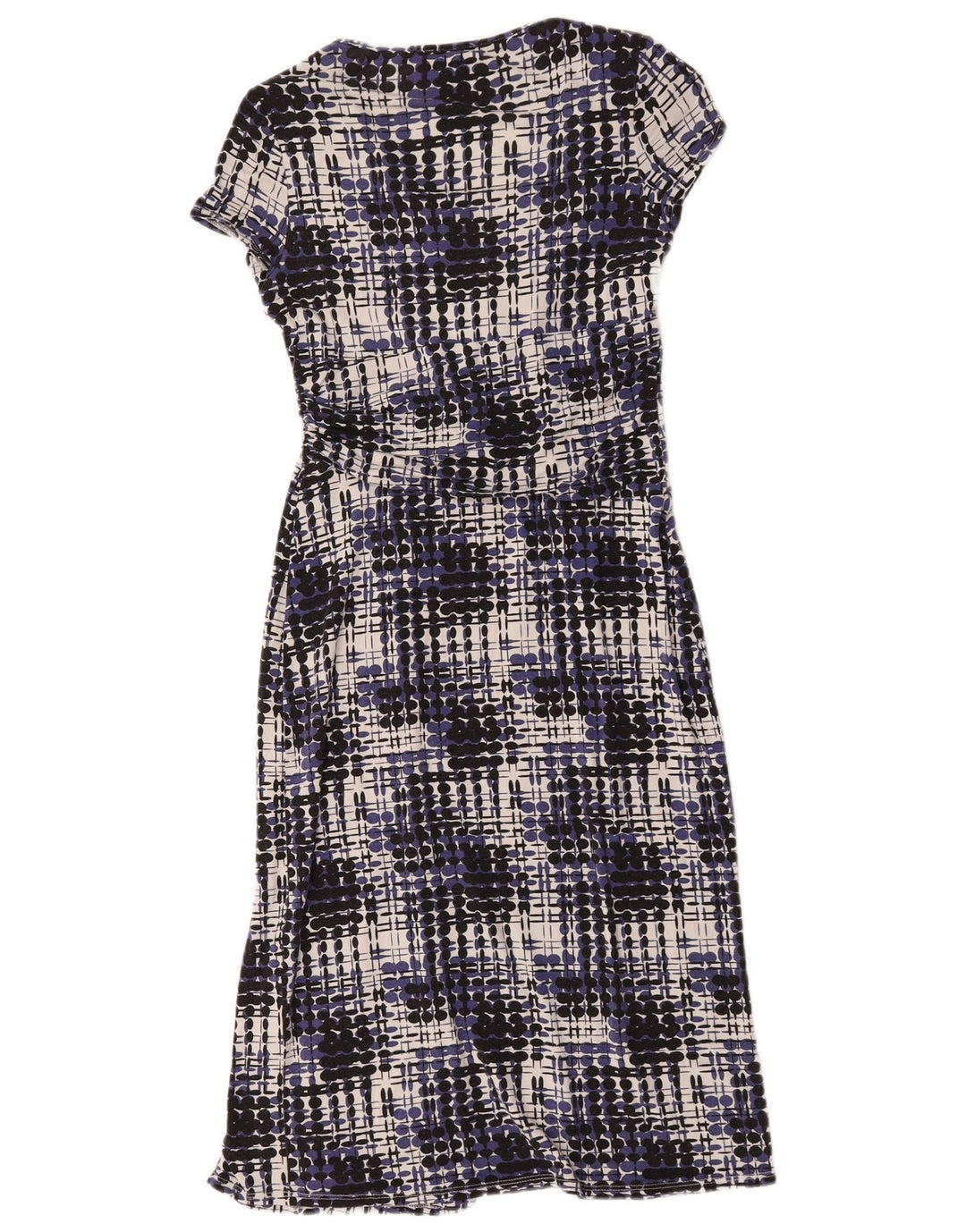 Vestido bainha feminino Phase Eight UK 10 pequeno multicolorido xadrez viscose