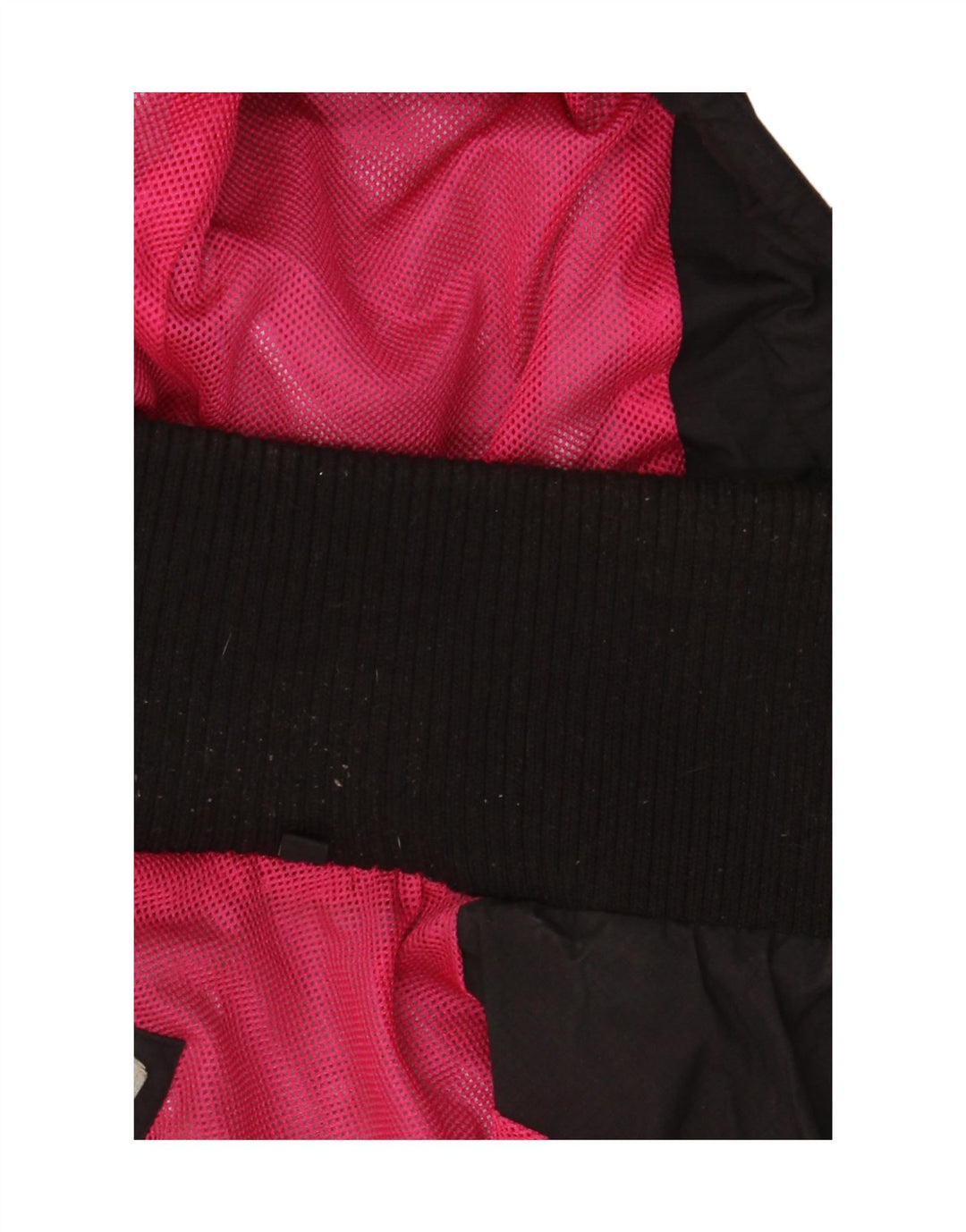 Jaqueta corta-vento feminina Superdry com capuz e blusão UK 16 grande preto