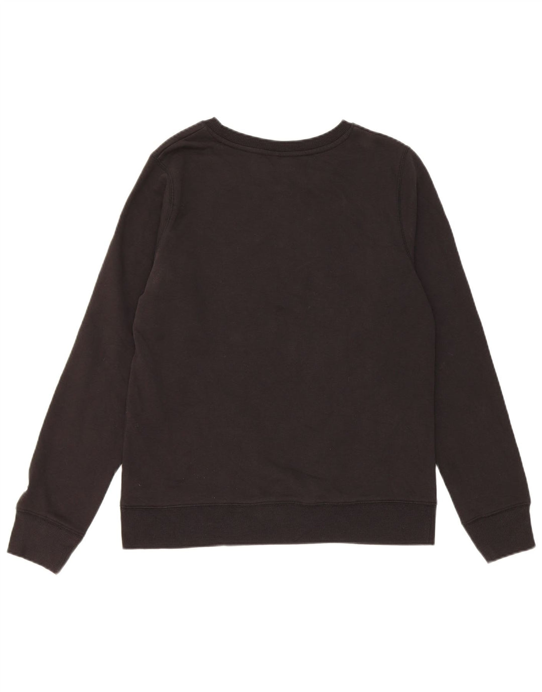 Champion feminino gráfico moletom jumper UK 12 médio algodão preto