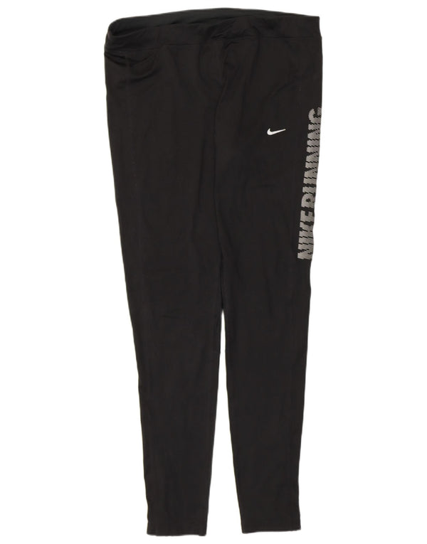 Leggings femininas Nike Dri Fit Graphic UK 18 XL preto poliéster