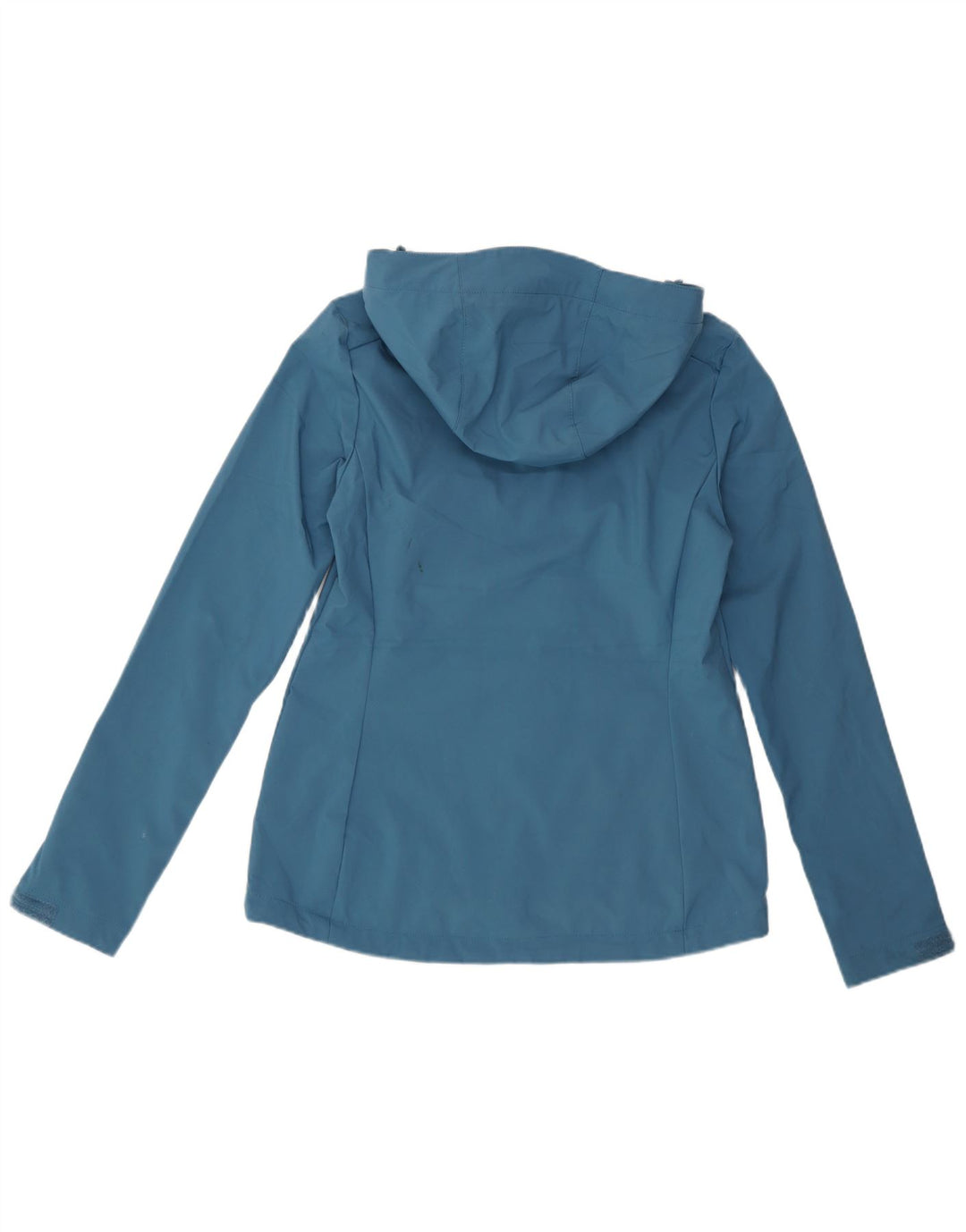 Jaqueta de chuva feminina com capuz MOUNTAIN WAREHOUSE UK 6 XS azul poliéster