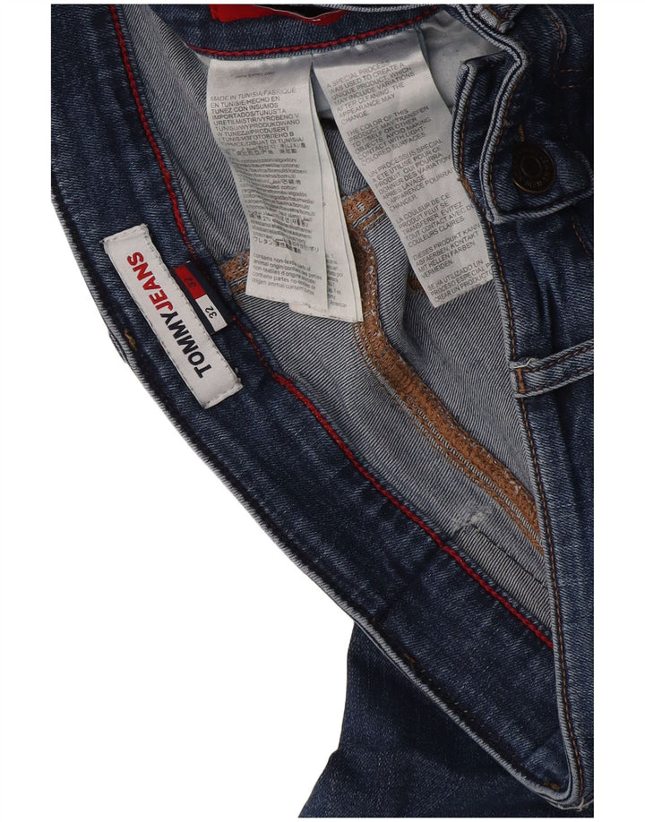 Tommy Hilfiger Masculino Slim Jeans W32 L32 Azul Algodão