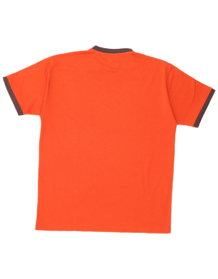 Camiseta masculina Reebok Top grande algodão laranja