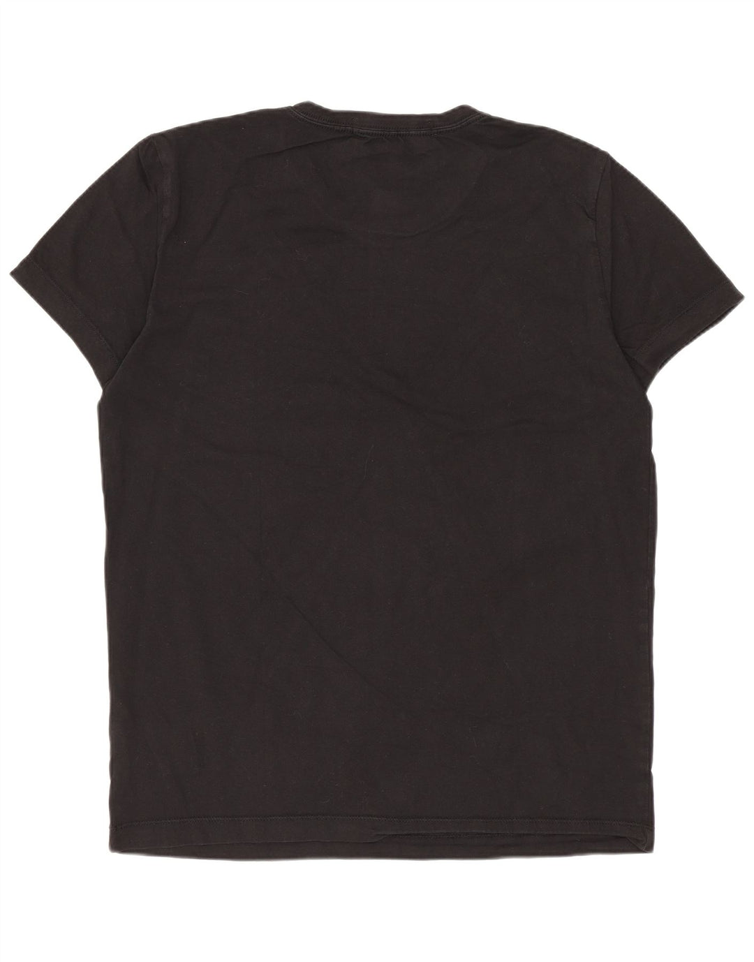 Camiseta masculina CALVIN KLEIN JEANS com estampa gráfica grande de algodão preto