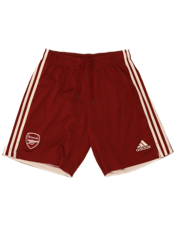 Adidas Mens Arsenal Sport Shorts Médio Borgonha Poliéster