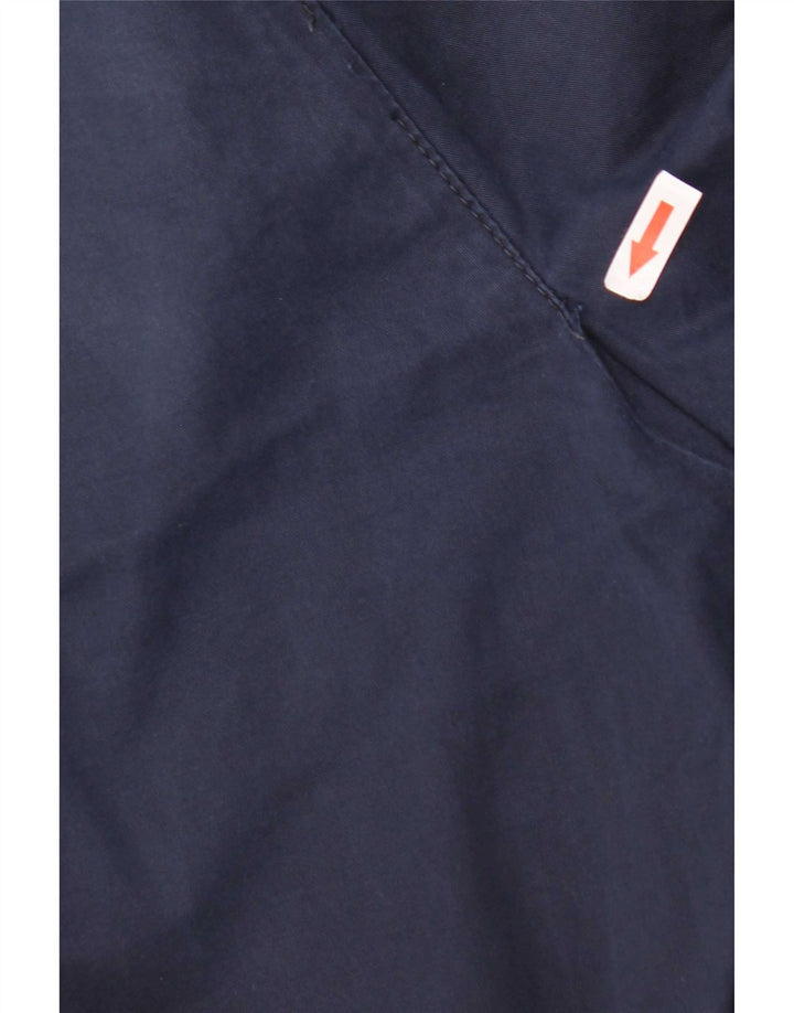 Zara Mens Calças Slim Cropped EU 40 Médio W31 L26 Azul Marinho