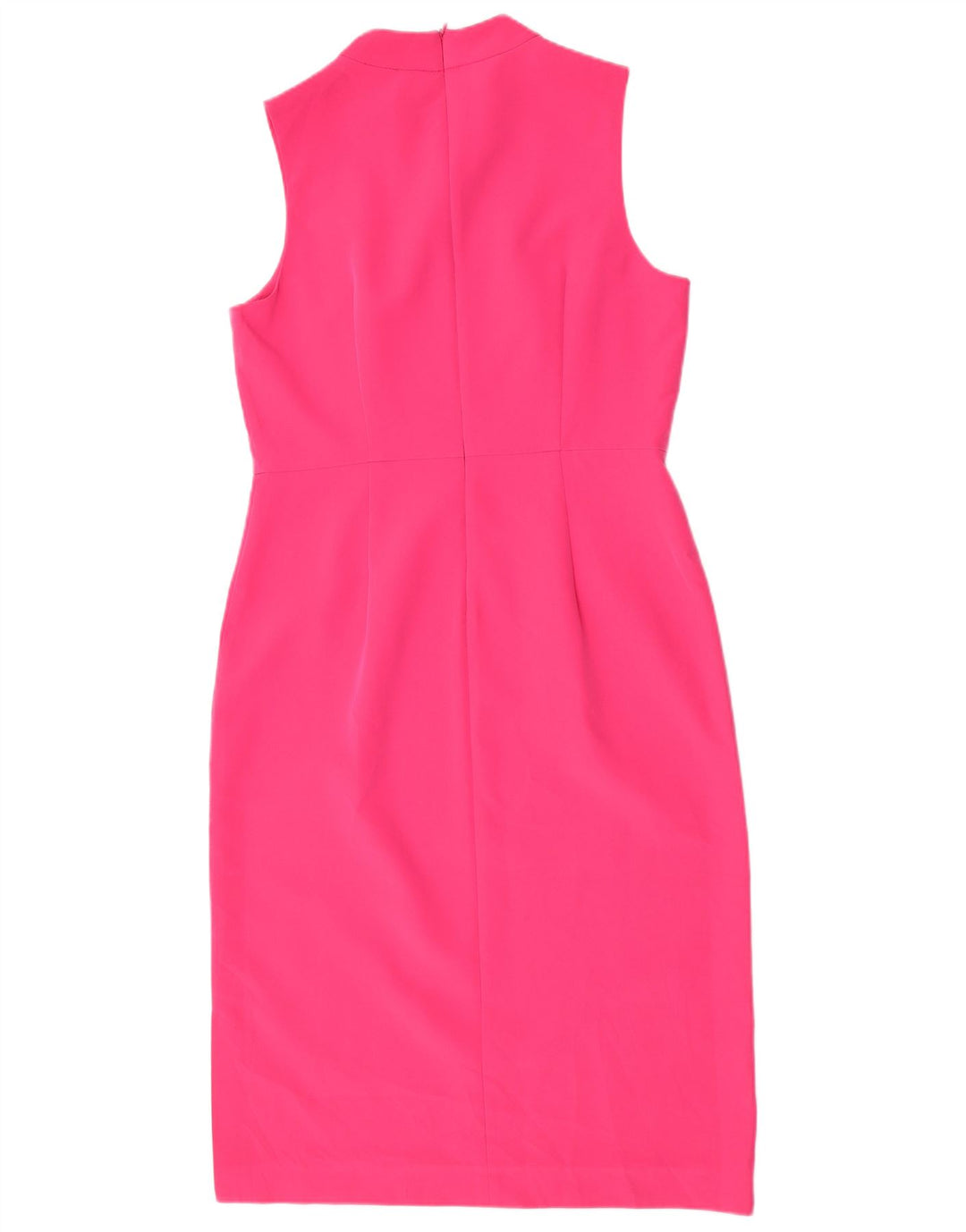 Vestido bainha sem mangas feminino French Connection Reino Unido 16 poliéster rosa grande