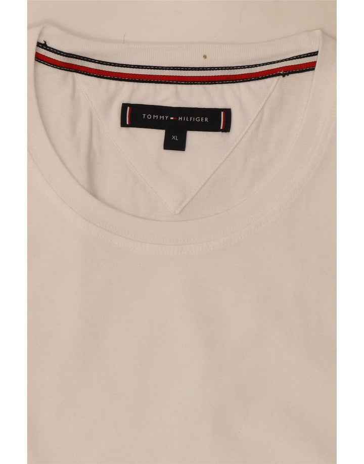 Camiseta masculina Tommy Hilfiger XL branca