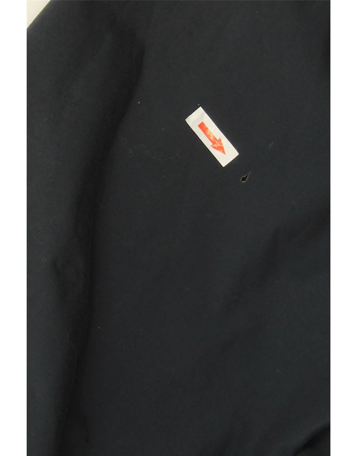 Jaqueta de chuva masculina JACK WOLFSKIN com capuz Reino Unido 40/42 grande azul marinho poliamida