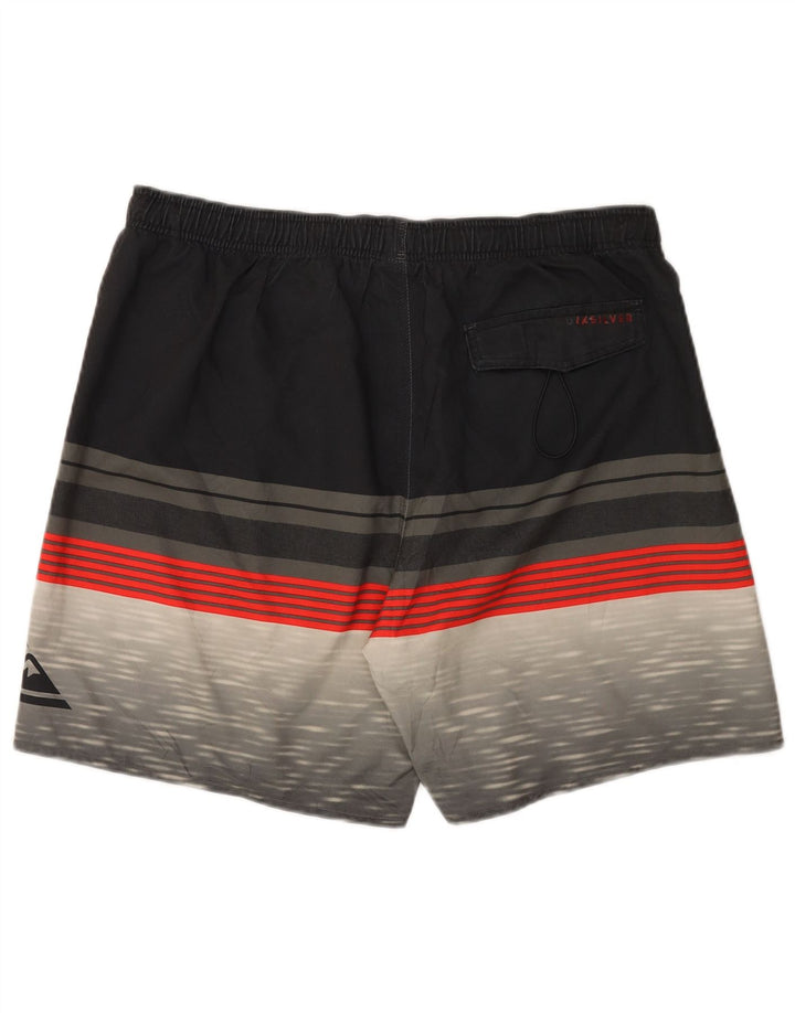 Shorts de natação masculino Quiksilver 2XL poliéster colorblock preto