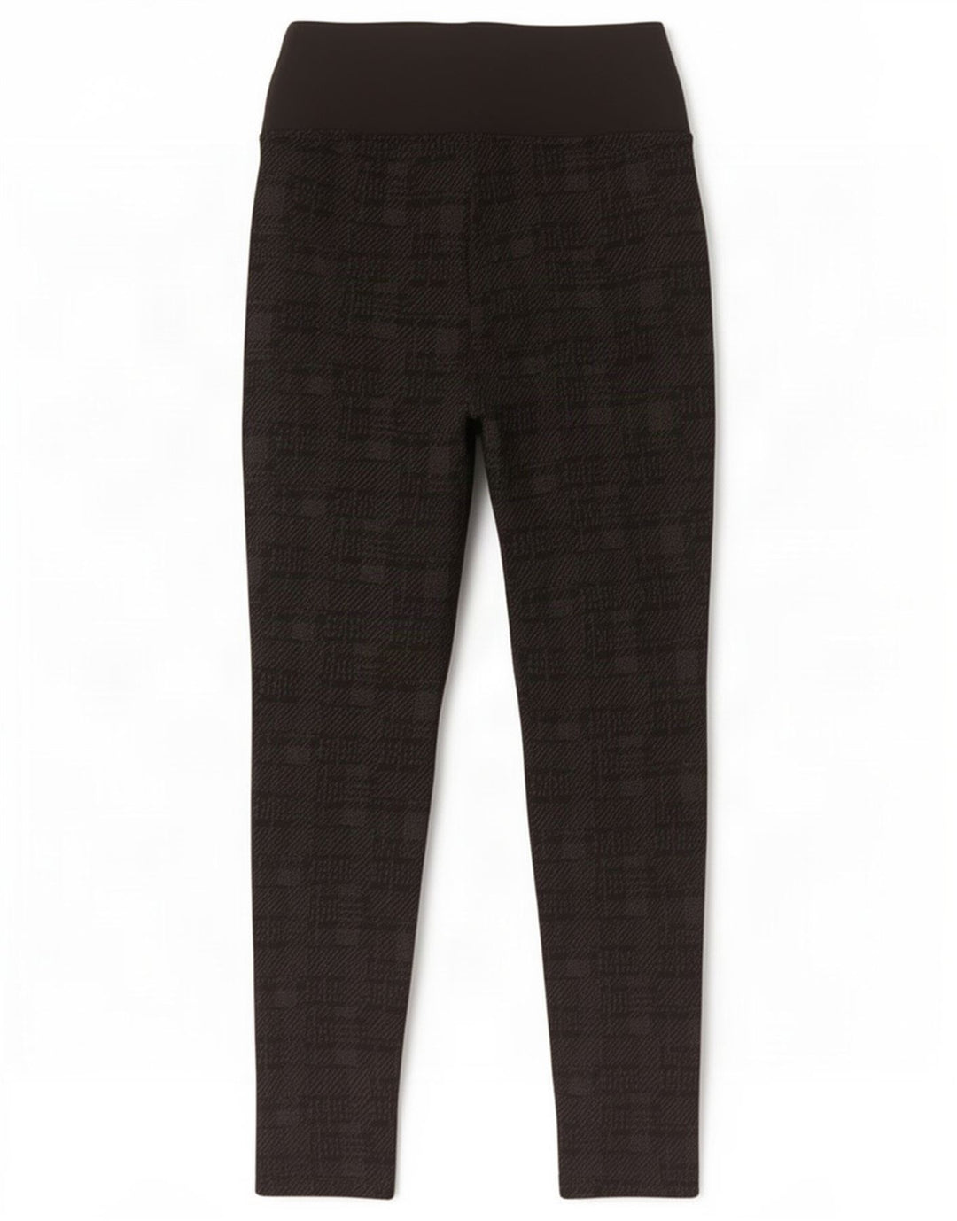 Leggings femininos Marks & Spencer Reino Unido 10 viscose geométrica preta pequena
