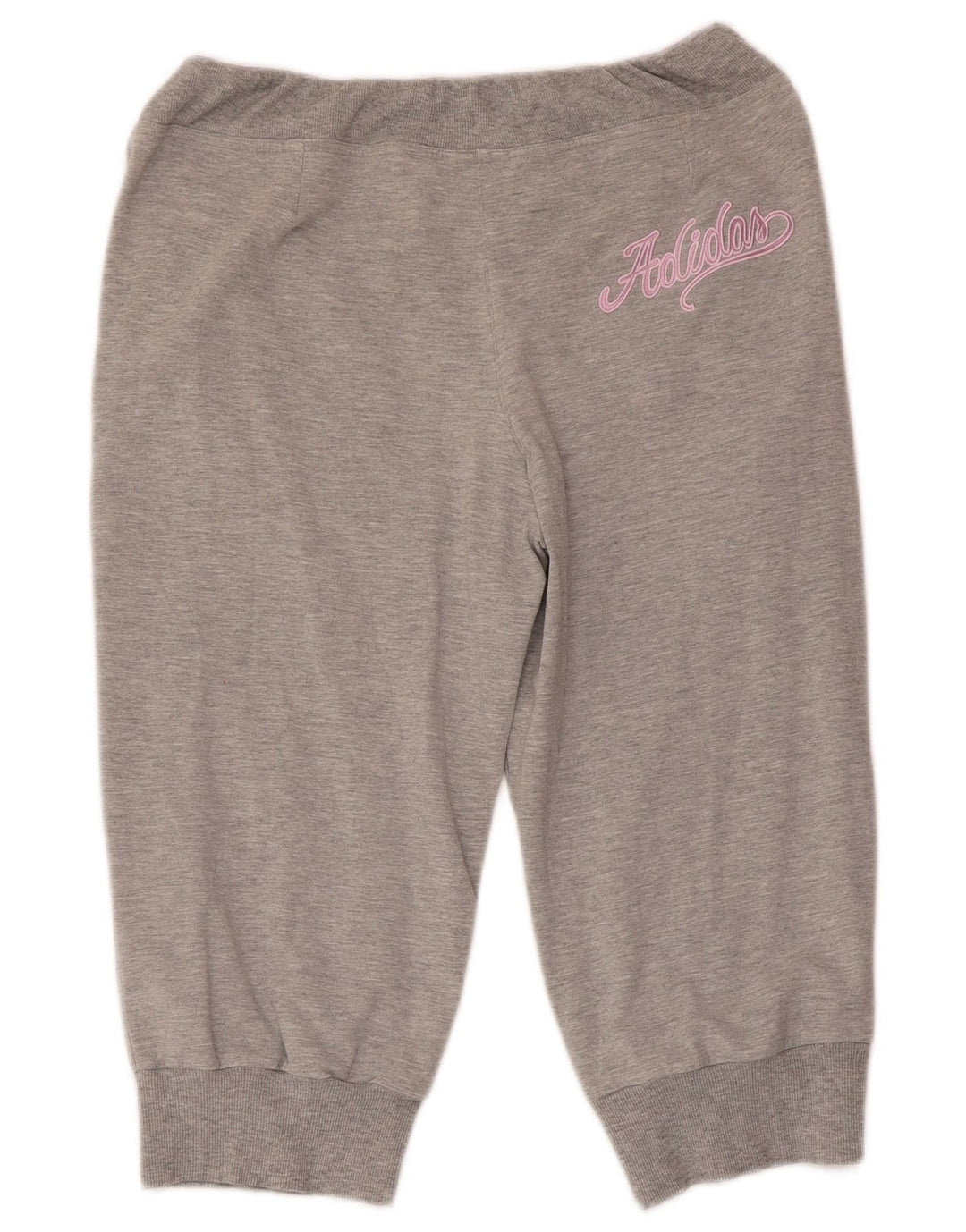 ADIDAS Meninas Calças Capri Treino Joggers 15-16 Anos Cinza