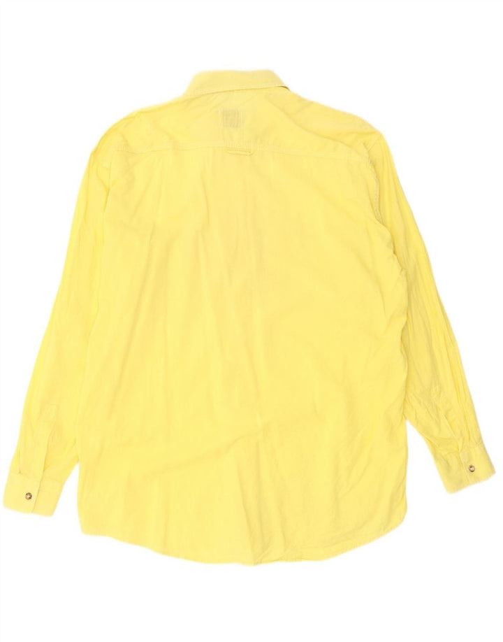 Camisa masculina LEVI'S grande algodão amarelo